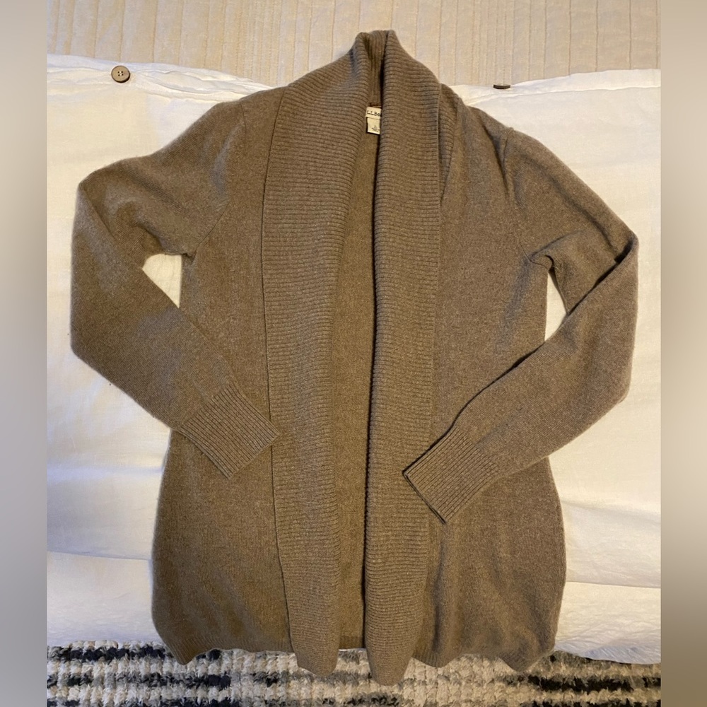 LL Bean Cashmere Cardigan
